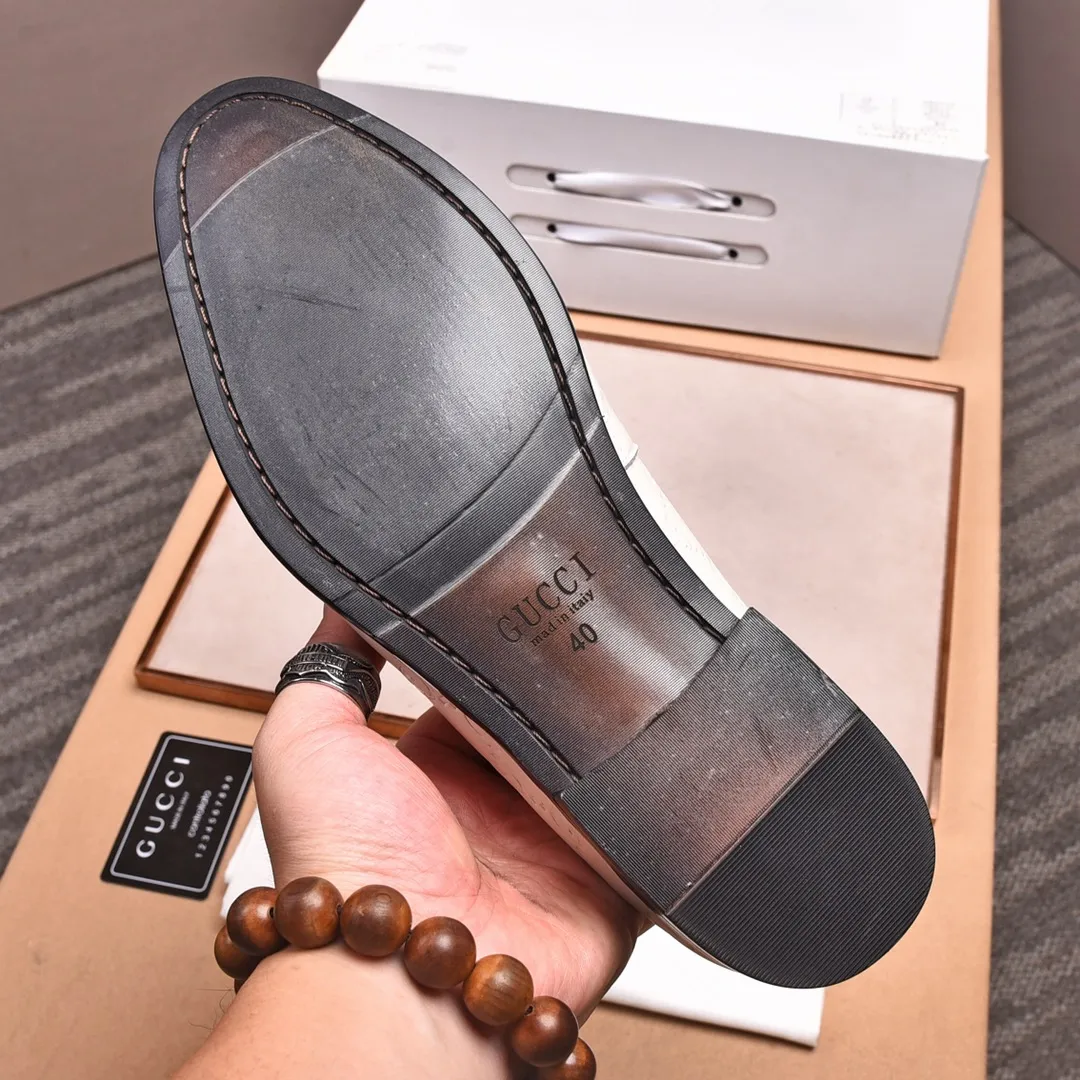 Men's shoes💰540📛📛Original (water-dyed cowhide) Gucci GUCCI official website formal shoes🌀 Italian🇮🇹imported cowhide➕top imported water-dyed cowhide lining💋Finely handmade original bottom, the real thing looks better when photographed in person Standard size 38-44